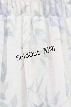 画像3: Millefleurs / ダブルボイル薔薇プリントワンピース  アイボリー H-25-07-12-1036-EL-OP-KB-ZH