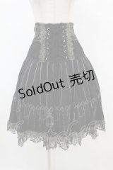 OZZ ANGELO / シャンデリアプリントスカート  黒 H-25-07-12-1040-OO-SK-KB-ZH
