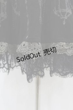 画像3: OZZ ANGELO / シャンデリアプリントスカート  黒 H-25-07-12-1040-OO-SK-KB-ZH