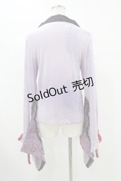 画像2: gouk / 着物袖カットソー  パープル H-25-07-12-1048-GO-TO-KB-ZH