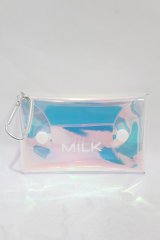 MILK / シャイニングオーロラポーチ   H-25-07-12-1009-ML-ZA-KB-ZH