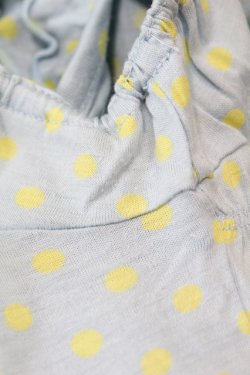 画像3: Emily Temple cute / ドットフリルカットソー  サックス×イエロー H-25-07-12-1060-ET-TO-KB-ZH