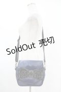 BPN / リボンショルダーBAG  ネイビー×ブラック H-25-07-12-1015-GO-BG-KB-ZH