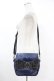 画像1: BPN / リボンショルダーBAG  ネイビー×ブラック H-25-07-12-1015-GO-BG-KB-ZH (1)