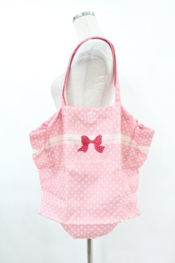 画像1: Shirley Temple / エコバッグ  Mサイズ(ドット) H-25-07-12-1016-ET-BG-KB-ZH