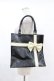 画像1: Emily Temple cute / スカラップリボンBAG  黒 H-25-07-12-1017-ET-BG-KB-ZH (1)