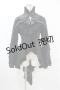 MARBLE / ボリュームタイ付きブラウス付き風ジャケット  ブラック×ブラック H-25-07-12-1021-GO-JA-KB-ZH