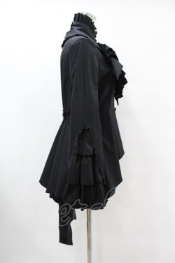 画像3: MARBLE / ボリュームタイ付きブラウス付き風ジャケット  ブラック×ブラック H-25-07-12-1021-GO-JA-KB-ZH