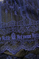 画像5: Moi-meme-Moitie / 燭台エンブレムゲート2Wayエプロンドレス  ブラック×ブルー H-25-10-24-030-MO-OP-KB-ZH (5)