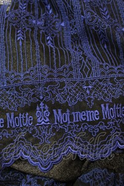 画像5: Moi-meme-Moitie / 燭台エンブレムゲート2Wayエプロンドレス  ブラック×ブルー H-25-07-12-1022-MO-OP-KB-ZH