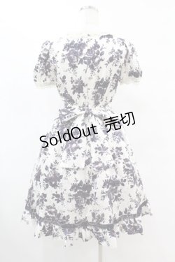 画像2: Moi-meme-Moitie / バラプリントワンピース  オフホワイト H-25-07-12-1024-MO-OP-KB-ZH