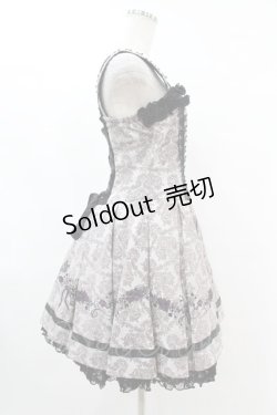 画像3: FRILL / プリントジャガードジャンパースカート  グレー H-25-07-12-1025-HN-OP-KB-ZH
