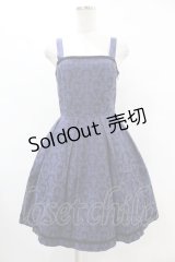 Moi-meme-Moitie / ジャガードジャンパースカート 2 ネイビー H-25-07-12-1026-MO-OP-KB-ZH