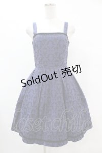 Moi-meme-Moitie / ジャガードジャンパースカート 2 ネイビー H-25-07-12-1026-MO-OP-KB-ZH