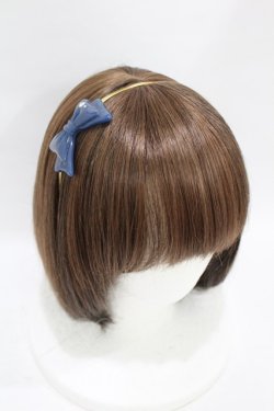 画像1: Emily Temple cute / リボンカチューシャ  ブルー H-25-07-12-1004-ET-AC-KB-ZH