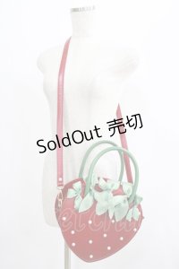 Lovely Lota（海外ロリータブランド） / いちごショルダーバッグ  レッド H-25-07-12-056-PU-BG-NS-ZH
