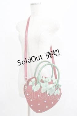 画像1: Lovely Lota（海外ロリータブランド） / いちごショルダーバッグ  レッド H-25-07-12-056-PU-BG-NS-ZH