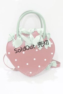 画像2: Lovely Lota（海外ロリータブランド） / いちごショルダーバッグ  レッド H-25-07-12-056-PU-BG-NS-ZH