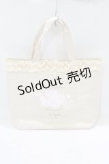 m petit by misako / NINA’Sコラボプリントトートバッグ  アイボリー H-25-07-12-057-LO-BG-NS-ZH
