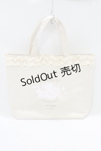 m petit by misako / NINA’Sコラボプリントトートバッグ  アイボリー H-25-07-12-057-LO-BG-NS-ZH