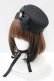 画像1: Amavel / Vintage Doll カクテルハット  ブラック H-25-07-12-067-CA-AC-NS-ZH (1)