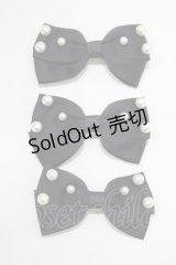 m petit by misako / AM3Pリボンクリップ  ブラック H-25-07-12-068-LO-AC-NS-ZH