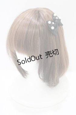 画像2: m petit by misako / AM3Pリボンクリップ  ブラック H-25-07-12-068-LO-AC-NS-ZH