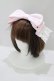 画像1: Angelic Pretty / Heartヒロインリボンヘッドドレス(無地)  ピンク H-25-07-12-072-AP-AC-NS-ZH (1)