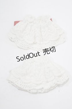 画像2: To Alice / トーションレースカフス  オフ/レッド H-25-07-12-074-LO-ZA-NS-ZH