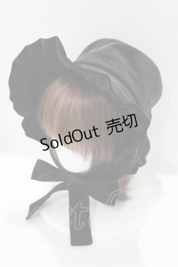 画像1: Physical Drop / フリルハット  ブラック H-25-07-12-077-LO-AC-NS-ZH