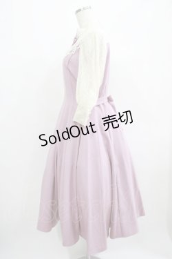 画像2: Innocent World / サーキュラーレーシーワンピース M オールドローズ×生成/Old Rose×Beige H-25-07-12-007-IW-OP-NS-ZH