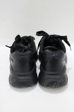 画像3: m petit by misako / AMハートガラチュールスニーカー L ブラック H-25-07-12-080-LO-SH-NS-ZH