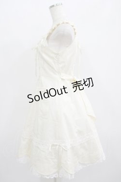 画像2: BABY,THE STARS SHINE BRIGHT / 裾スカラップジャンパースカート（2023年） Free 生成り H-25-07-12-011-BA-OP-NS-ZH