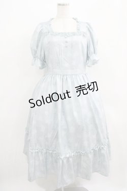 画像1: m petit by misako / AOKハナガラスクエアワンピース L サックス H-25-07-12-013-LO-OP-NS-ZH