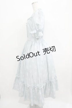 画像2: m petit by misako / AOKハナガラスクエアワンピース L サックス H-25-07-12-013-LO-OP-NS-ZH