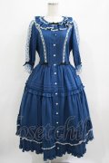 Innocent World / クリスティーンドレス M ブルー×生成/Blue×Beige H-25-07-12-015-IW-OP-NS-ZH