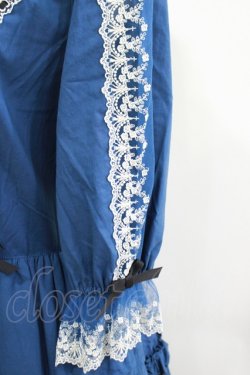 画像4: Innocent World / クリスティーンドレス M ブルー×生成/Blue×Beige H-25-07-12-015-IW-OP-NS-ZH