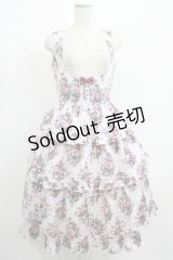 Innocent World / イチゴブーケドールジャンパースカート M ピンク H-25-07-12-017-IW-OP-NS-ZH