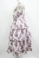 画像2: Innocent World / イチゴブーケドールジャンパースカート M ピンク H-25-07-12-017-IW-OP-NS-ZH (2)