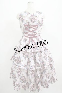 画像3: Innocent World / イチゴブーケドールジャンパースカート M ピンク H-25-07-12-017-IW-OP-NS-ZH