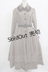 Innocent World / ヘリンボーンコートドレス M ブラウン H-25-07-12-021-IW-CO-NS-ZH