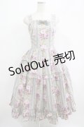Innocent World / オールドイングリッシュローズジャンパースカート M グレー H-25-07-12-003-IW-OP-NS-ZH