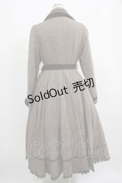 画像3: Innocent World / ヘリンボーンコートドレス M ブラウン H-25-07-12-021-IW-CO-NS-ZH
