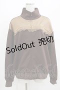 Fi.n.t / レース使いトラックジャケット Free BROWN H-25-07-13-029-CA-TO-NS-ZH
