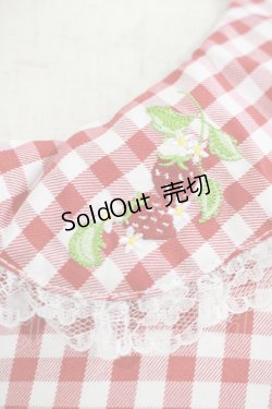 画像4: FLC / 星名桜子/ギンガムチェックワンピース M レッド H-25-07-13-003-LO-OP-NS-ZH