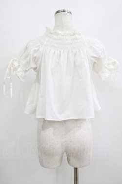 画像3: Bubbles / シャーリングブラウス Free オフ H-25-07-13-037-CA-BL-NS-ZH