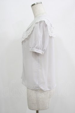 画像2: Bubbles / シフォンセーラーブラウス Free ブルー H-25-07-13-039-CA-BL-NS-ZH