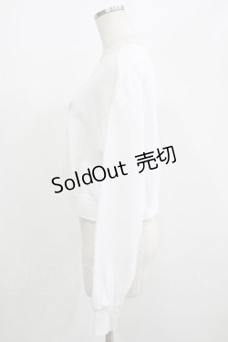 画像2: an another angelus / フラワーランゲージロゴプリントカットソー Free OFF WHITE H-25-07-13-045-CA-TS-NS-ZH