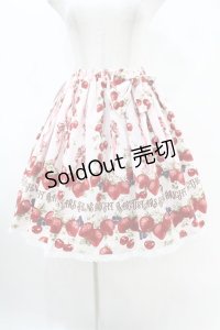 BABY,THE STARS SHINE BRIGHT / Strawberry’s Heart Drops柄スカート Free ピンク H-25-07-13-1040-BA-SK-NS-ZH