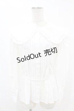 画像1: Maison de FLEUR / Belle/ブラウス Free Off White H-25-07-13-1048-LO-BL-NS-ZH